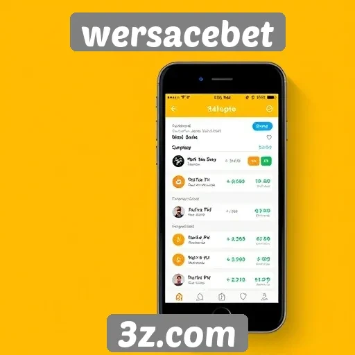 Recursos mobile do Wersacebet para apostadores em movimento