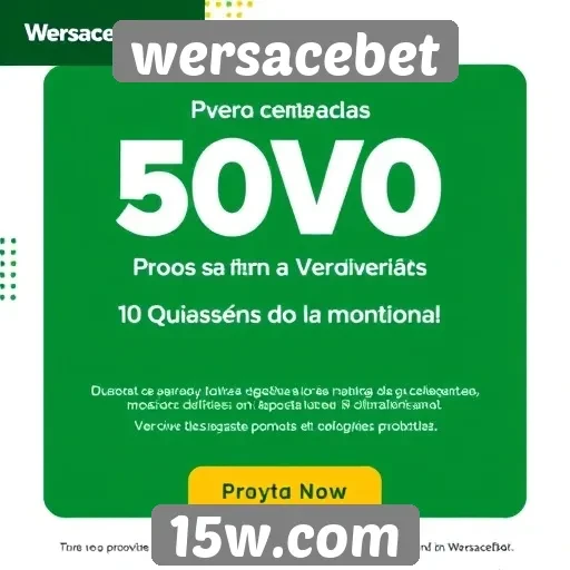 Wersacebet oferece promoções exclusivas para novos usuários